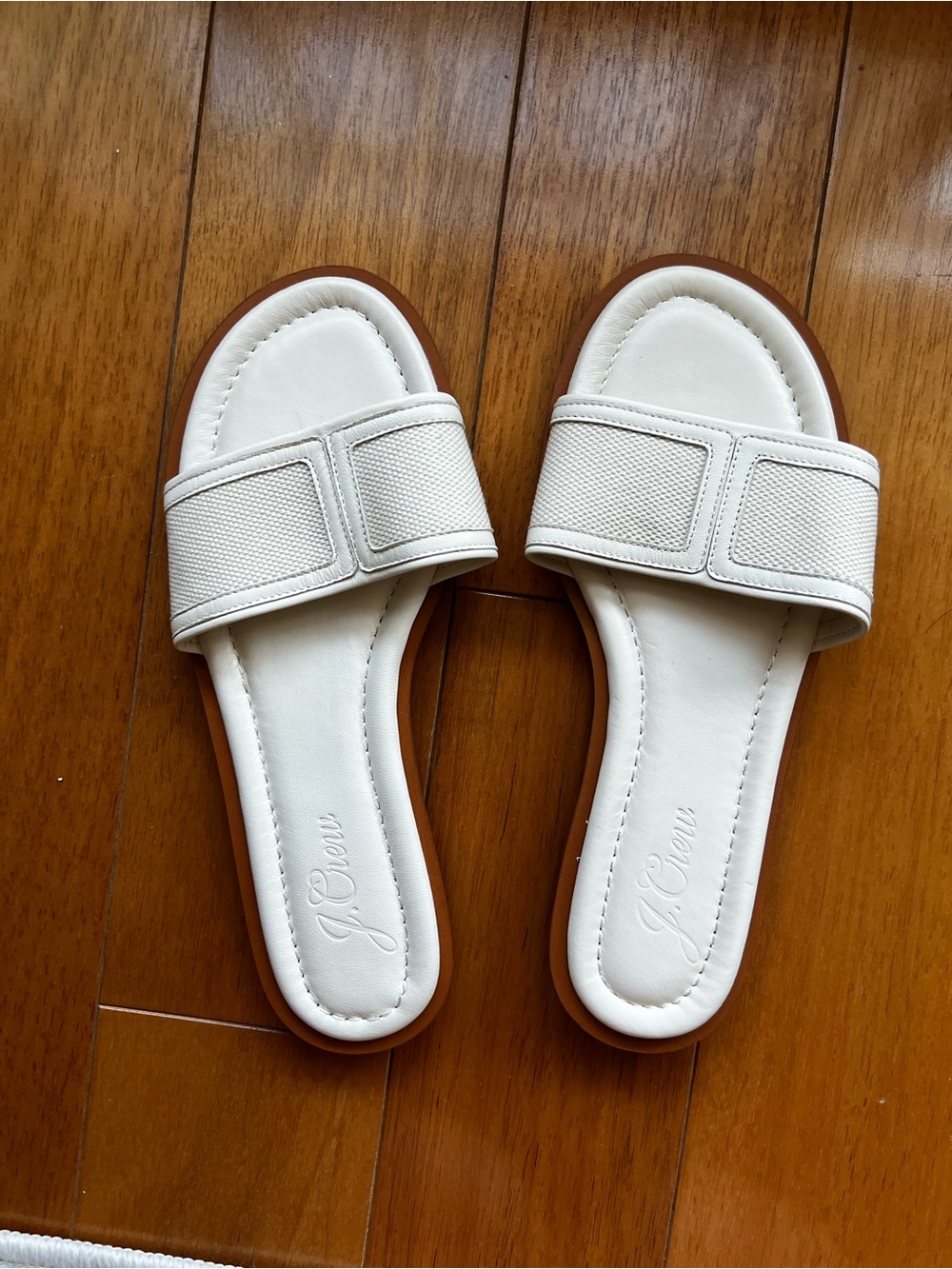 NWOB J Crew Sandals Slides size 7.5 Made in Italy